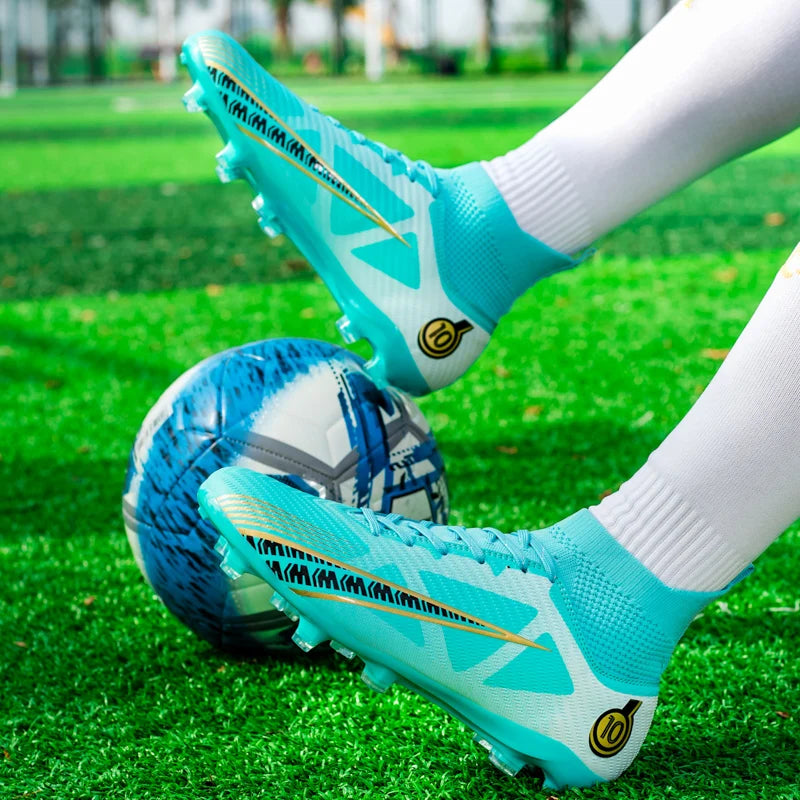 Chaussures de football pour hommes, chaussures de football professionnelles originales résistantes, ultralégères, de qualité supérieure, antidérapantes, rapides