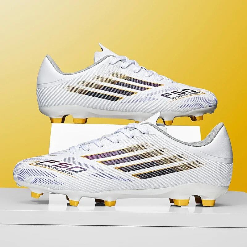 New Men Professional Football Boots Boys Soccer Shoes Sports Shoes TF/FG Match Sneakers Ankle Non-Slip Comfortable Unisex