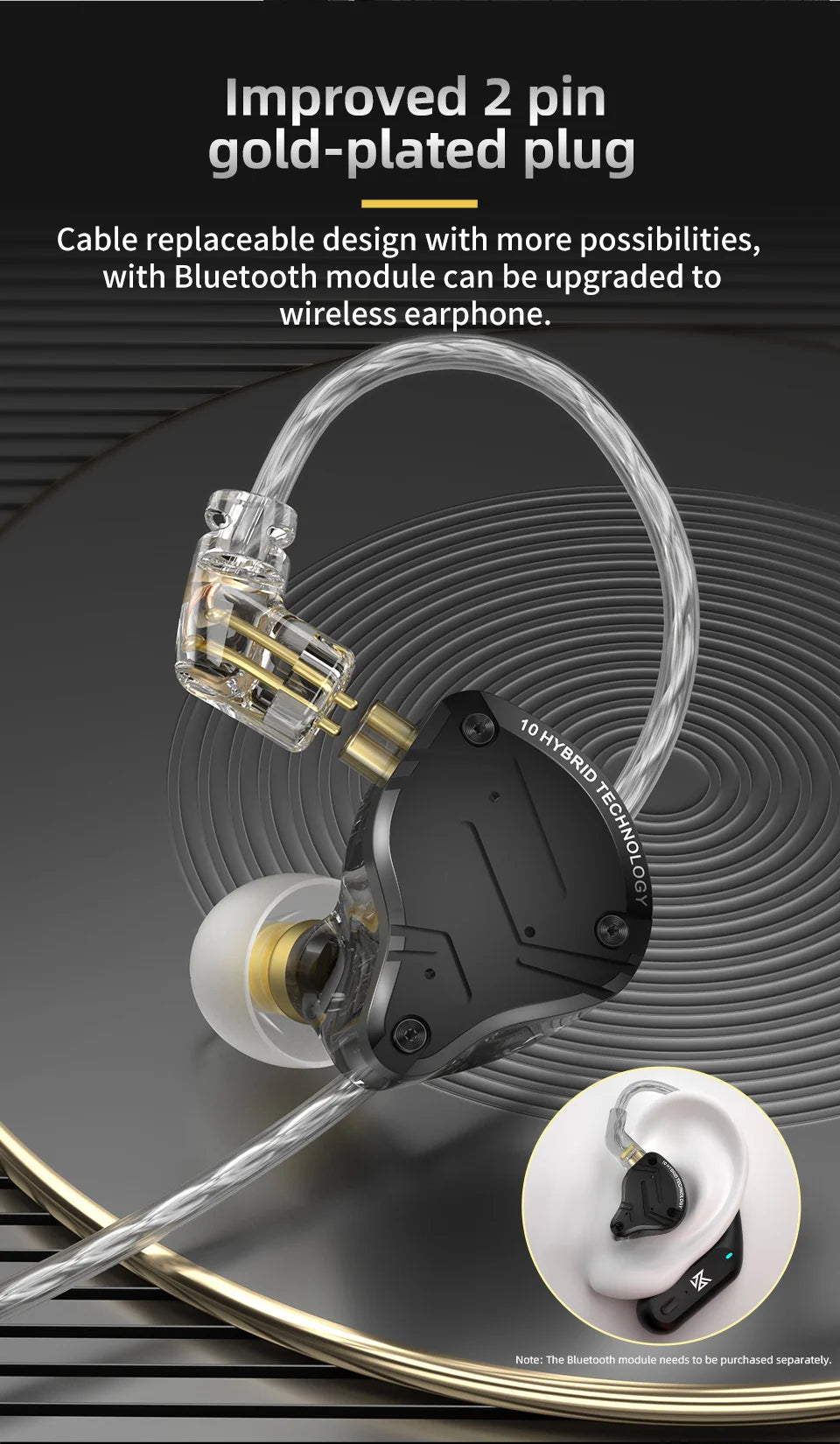 KZ ZS10 Pro X In Ear Wired Earphones Music Headphones HiFi Bass Monitor Earbuds Sport Headset KZ ZSN PRO AS16 PRO AS12 ZSX