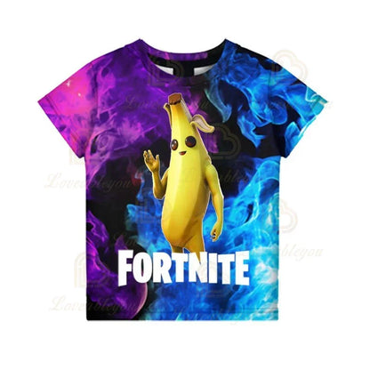 T-shirt 3D Red Jade Fortnite Anime Battle Royale per uomo, donna e bambini - T-shirt Pelly, regalo di compleanno per ragazze e ragazzi