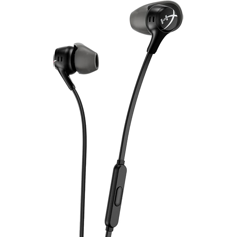 Original HyperX Cloud Earbuds II Wired Gaming Earphone 3.5mm Microphone Multi-Function Button FOR PC Mobile Nintendo Switch