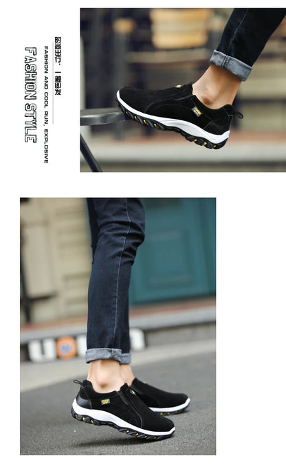 Men's Fashionable Casual Sports Shoes, Outdoor Walking and Hiking Shoes, Loafers, Comfortable Shoes, Lightweight, Plus Size38-50