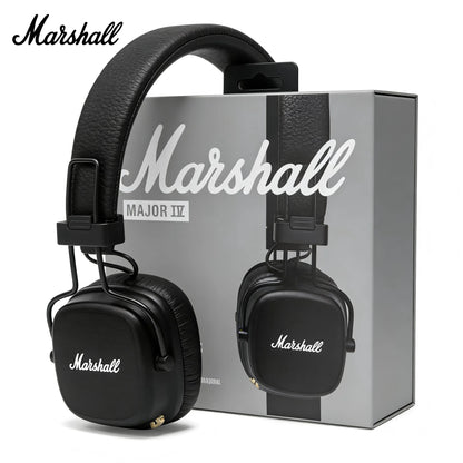 Marshall Major IV 4 Wireless On-Ear Bluetooth Headphones Foldable Deep Bass Sport Gaming Headset with Mic