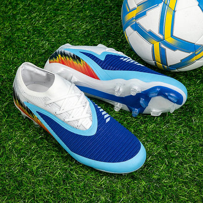 Botas de fútbol para hombre, nuevas, para partido y entrenamiento, calzado de fútbol antideslizante con tacos largos FG, ultraligeras, para exterior, zapatillas, dropshipping