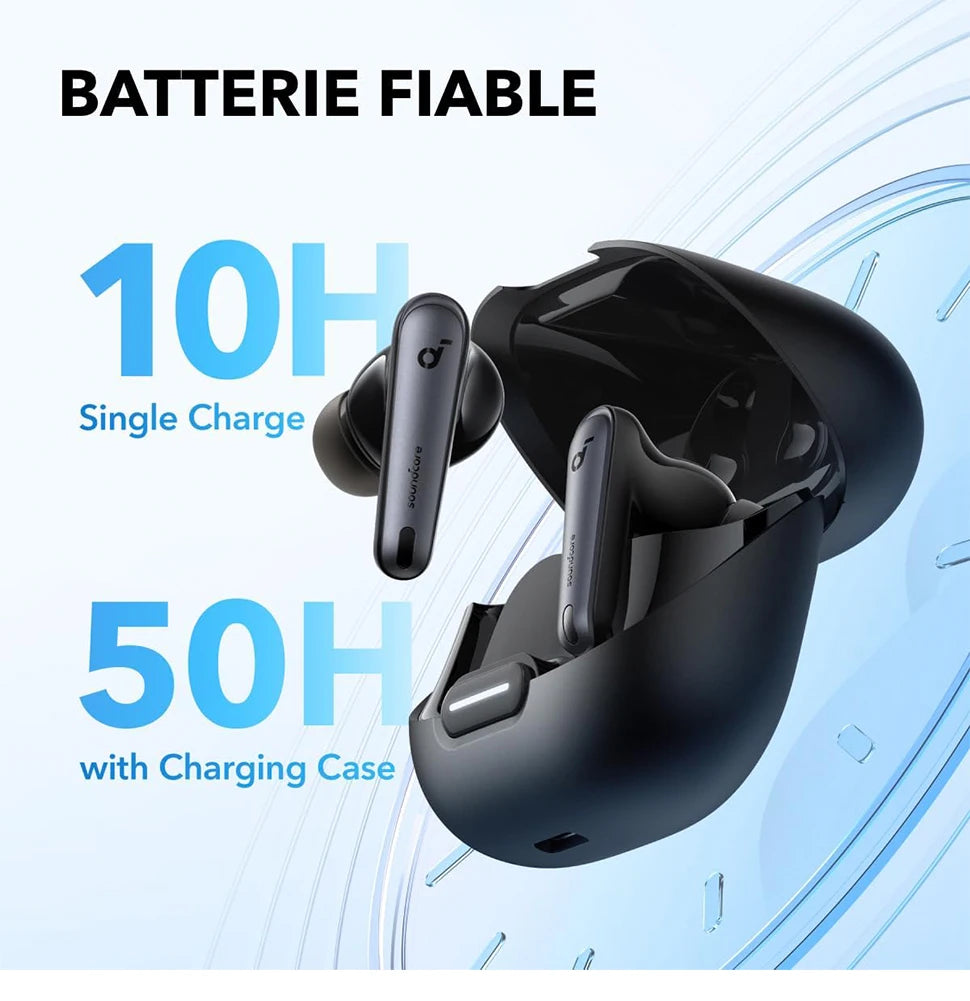 Soundcore by Anker Liberty 4 NC, Bluetooth 5.3 in-ear headphones with adaptive noise cancellation 98.5%