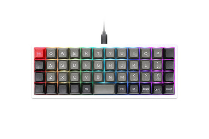 CSTC40 40 RGB 40% Hot Swappable Mechanical Keyboard PCB Programmed VIA VIAL software Macro Firmware RGB Switch Type C Planck