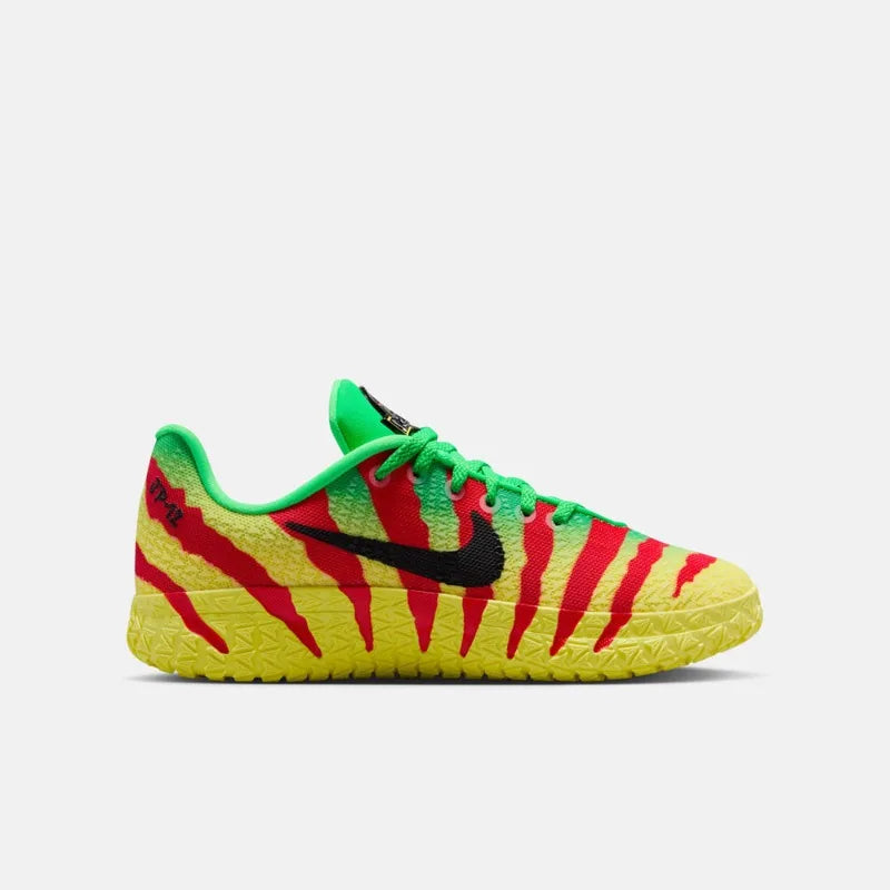 Nike Morant third generation, comfortable fit, low top, children's basketball shoes, green and red IV2627-300