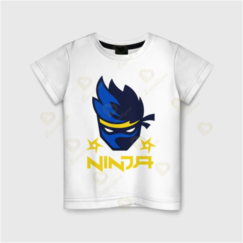 T-shirt Peely Fortnite girocollo estiva a maniche corte, top streetwear Battle Royale per abbigliamento casual