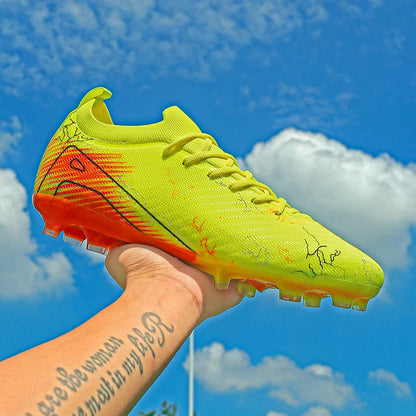 New Men's Football Boots Non-Slip Soccer Shoes Training Sneakers FG Top Quality Cleats Wholesale Drop Shipping Unisex Adult