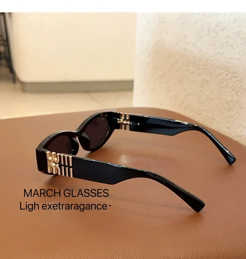 2026 New Fashion Oval Sunglasses Women Men Trendy Cool Sun Glasses Ladies Street Shot Retro Premium Eyewears Gafas De Sol UV400