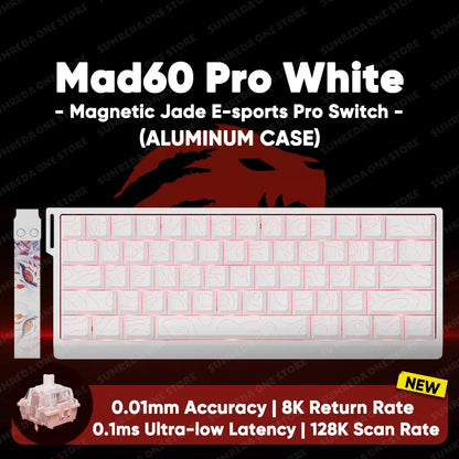 Madlions mad60he Mad60 Mad68 HE Mechanical Keyboard Magnetic Switch Mad60he Wired Game Keyboard Rapid Trigger Rgb Keyboard