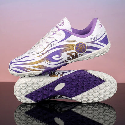 Scarpe da calcio da uomo, comode e traspiranti, per ragazzi, leggere e antiscivolo, scarpe da allenamento per erba, turf e sport all’aperto