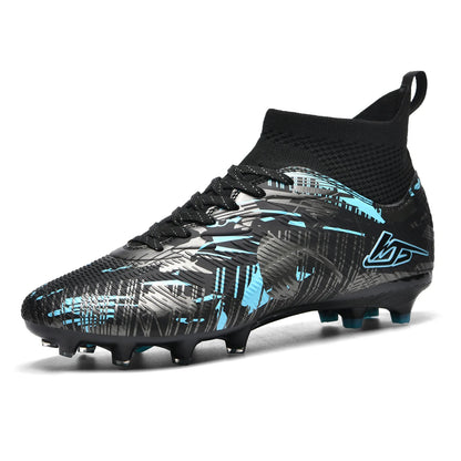 Chaussures de Football pour hommes TF/FG Sneaker garçon confortable société Original résistant chaussures de Football de qualité supérieure bottes de Football à longues pointes