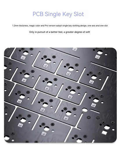 Ajazz Ak820 Pro Fessional Mechanical Keyboard Tft Screen Multifunctional Knob Game Keyboard 3 Mode Hot Plug Rgb Pad Office Gift