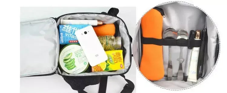 Neue FortniteS Kinder-Isoliertasche mit großem Fassungsvermögen für Jungen und Mädchen, wiederverwendbare Thermo-Kühltasche für Schule, Outdoor-Picknick und Lunchbox
