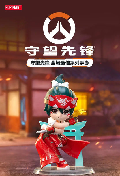 POP MART Overwatch Play of The Game Series Caja Sorpresa Blind Box Juguetes Kawaii Adornos Figuras Decoración del Hogar Muñecos Modelo de Escritorio