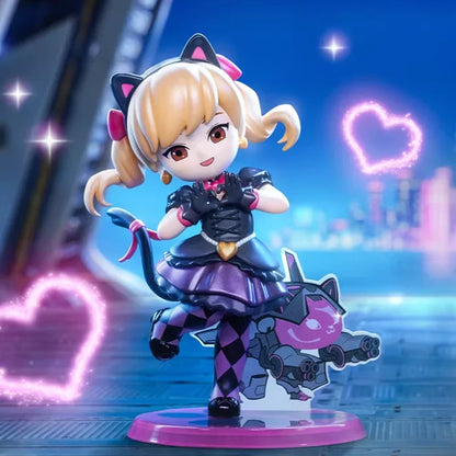 POP MART Overwatch Play of The Game Series originali akloji dėžutė, staigmenos paslaptinga dėžutė, mielos anime veiksmo figūrėlės, dekoracijos ir figūrėlės