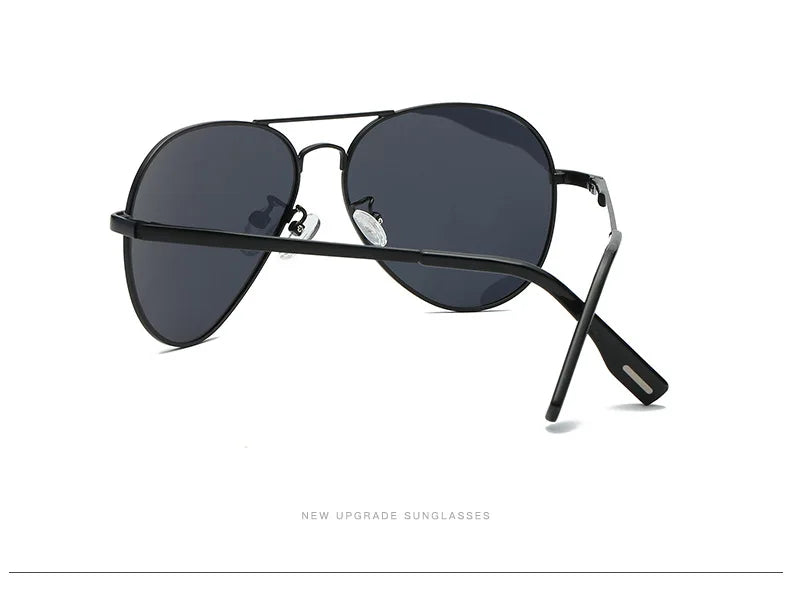LIOUMO Hochwertige Piloten-Sonnenbrille für Herren, polarisierte Autofahrerbrille für Damen, modische Pilotenbrille, blendfreie Sonnenbrille für Herren