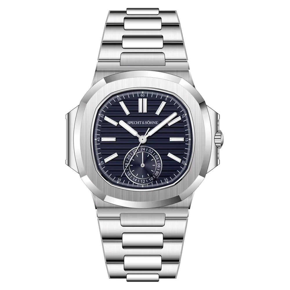 Specht & Söhne New Classic 40.8MM Ultrathin Watch For Men Japan VH60 Movt Sapphire Crystal 5980 Sports Wristwatch 50M Waterproof