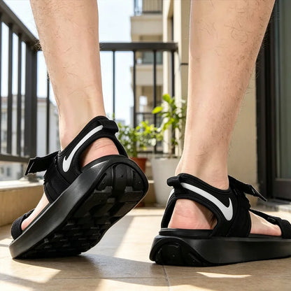 Nike 2026 New Men Sandals Soft Comfort Quick Dry Non-slip Casual Summer Beach Outdoor Sandals DJ6605-001