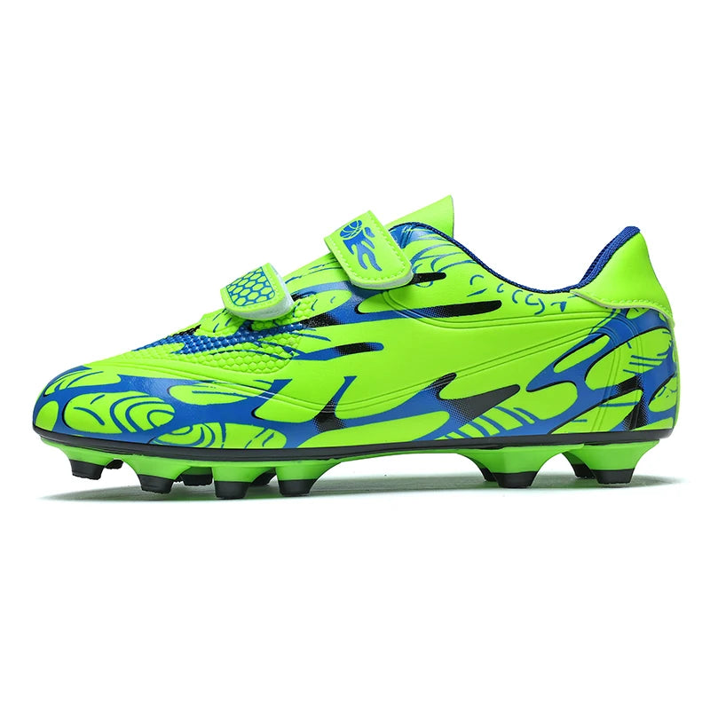 Chaussures de Football pour enfants, crampons de Football en plein air, chaussures de sport professionnelles pour garçons et filles, bottes de terrain de Football de haute qualité pour enfants