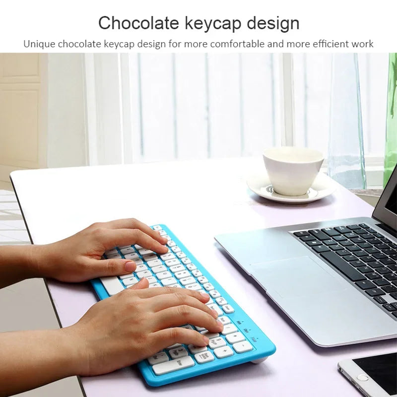 New Wireless 2.4G Keyboard With Numeric Keypad Silent Slim Gaming Keyboard with Mat For Windows Computer Desktop PC Notebook TV