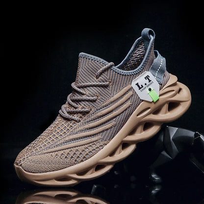 YRZL Herren-Sportschuhe zum Laufen, schwarze Jogging-Schuhe, lässige Outdoor-Sneaker aus atmungsaktivem Mesh, Damen, leicht, stoßdämpfend, schwarze Tennisschuhe