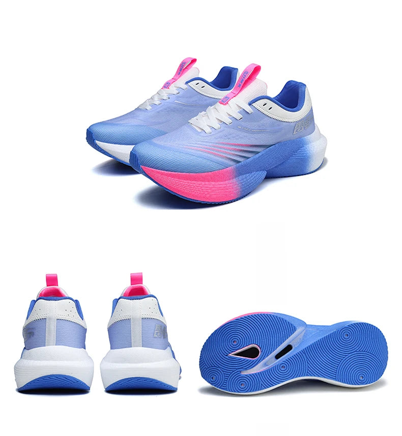 New Running Shoes Carbon Board Marathon Men Sports Breathable Lightweight Women's Comfortable Athletic Nonskid Sneakers Casual