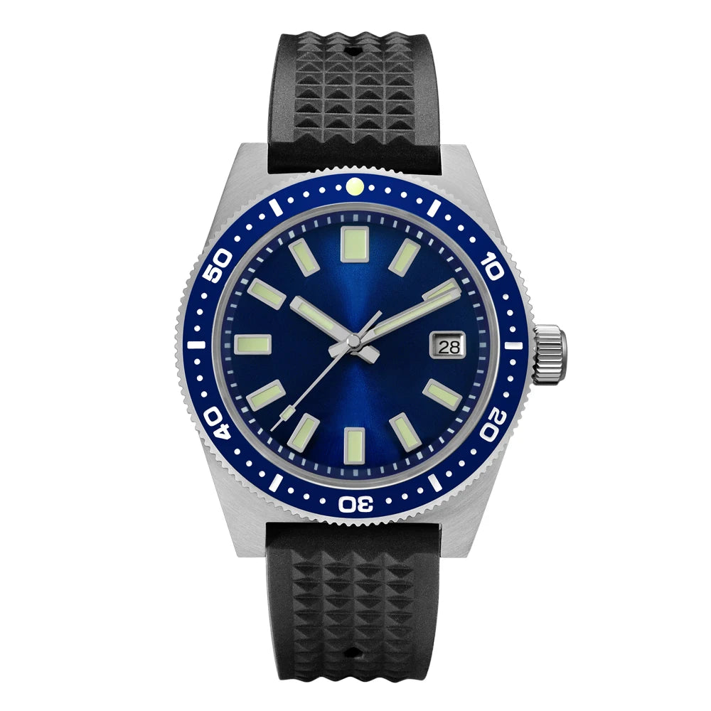 San Martin Official 41mm 62mas V4 Diver Men Watch NH35 Automatic Mechanical Watch Sapphire Glass 200m Waterproof Luminous SN0007