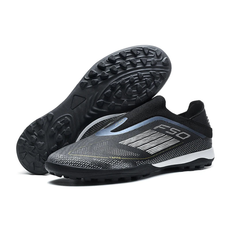 Men Football Boots Futsal Ultralight Soccer Shoes Training TF Match Long Spikes Breathable Indoor Sneakers Cleats Drop Shipping