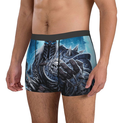 World of Warcraft Arthas-King Underpants Cotton Panties Male Underwear Sexy Shorts Boxer Briefs