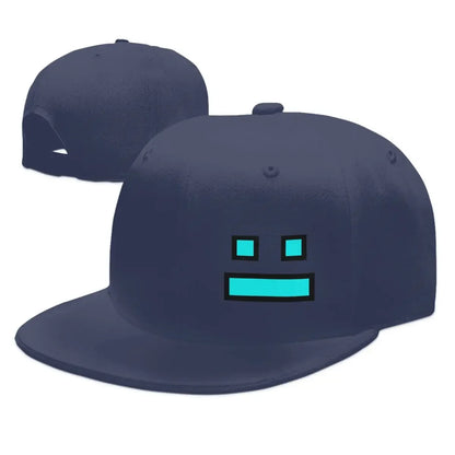 Bonés de basebol «Geometry Dash» para videojogos, bonés snapback para homem e mulher, bonés ajustáveis, bonés de basebol hip-hop, casquette