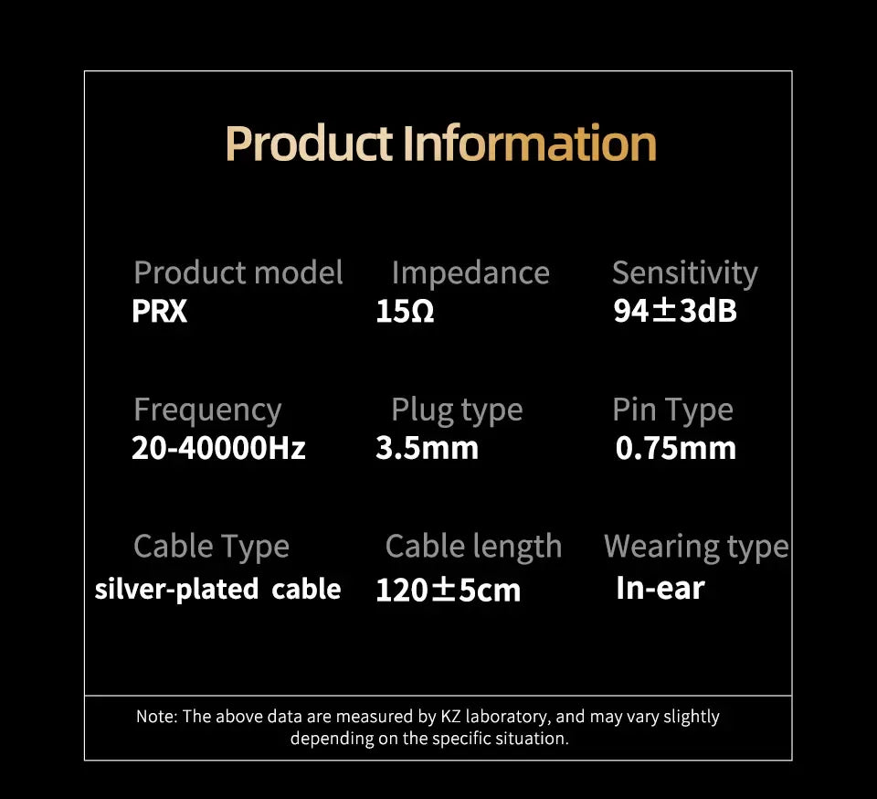KZ PRX Fourth-Generation Planar Diaphragm Earphone HiFi Bass Earbuds Monitor Headset Sport Music IEM Replaceable Cable