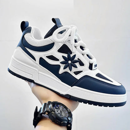 Zapatillas de moda para hombre, estilo urbano y skate, de marca de lujo, para entrenamiento, con malla transpirable, calzado casual masculino