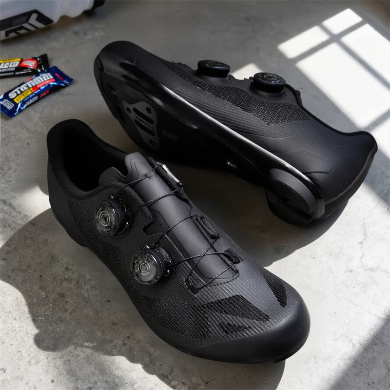Zapatillas de ciclismo ultraligeras de carretera y montaña para hombre, MTB profesionales, zapatillas de ciclismo SPD con cierre automático, zapatillas de ciclismo de carretera para mujer
