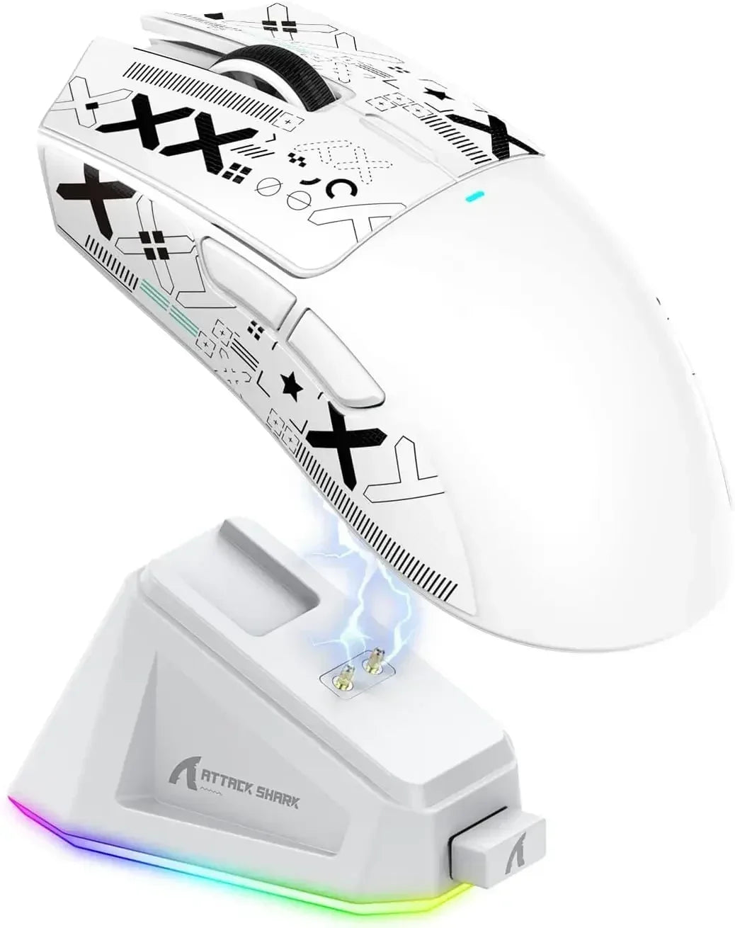 Original Brand ATTACK SHARK X11 Wireless Gaming Mouse Charging Dock PixArt PAW3311 Gaming Sensor, Origin BT/2.4G Wireless/Wired