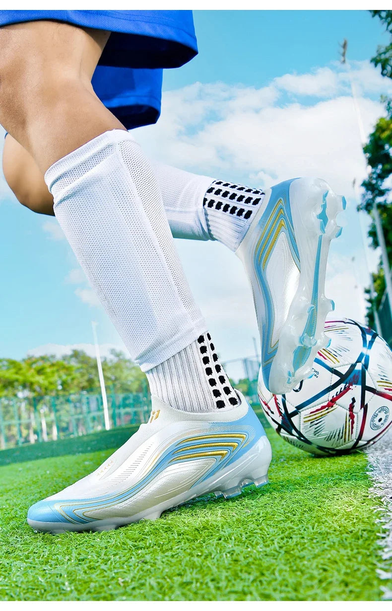 Nouvelles chaussures de football pour hommes TF/FG, chaussures de football professionnelles de haute qualité, chaussures de futsal unisexes pour femmes, vente chaude, crampons ultralégers, baskets.