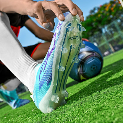 Chaussures de football F50 pour hommes, crampons d'entraînement rapides, chaussures de football antidérapantes pour extérieur, Chuteira Campo 35-45