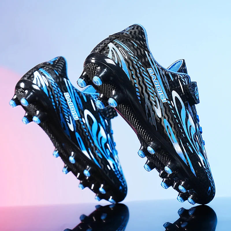 Chaussures de Football professionnelles pour enfants, bottes de terrain de Football d'intérieur pour hommes, chaussures de Football originales TF/AG, crampons de société, entraînement sur gazon rapide