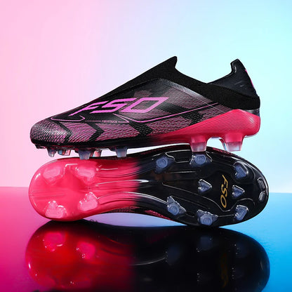 Nouvelles Chaussures de Football pour Hommes Antidérapantes, Crampons Garçons, Chaussures de Foot à Succès, Baskets de Match Extérieur sur Gazon, Haute Qualité, Montantes, Légères