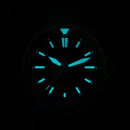 Militado ML16 39mm Quartz Dive Watch Sapphire Crystal 200M Water Resistant Ceramic Bezel BGW9 Lume Screw Down Crown