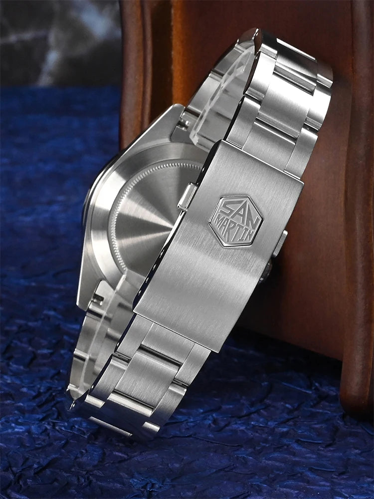 San Martin New 39mm NH34 BB GMT Automatic Mechanical Watch Sport Watch Sapphire Luminous Waterproof 100m for Men Relogio SN0054