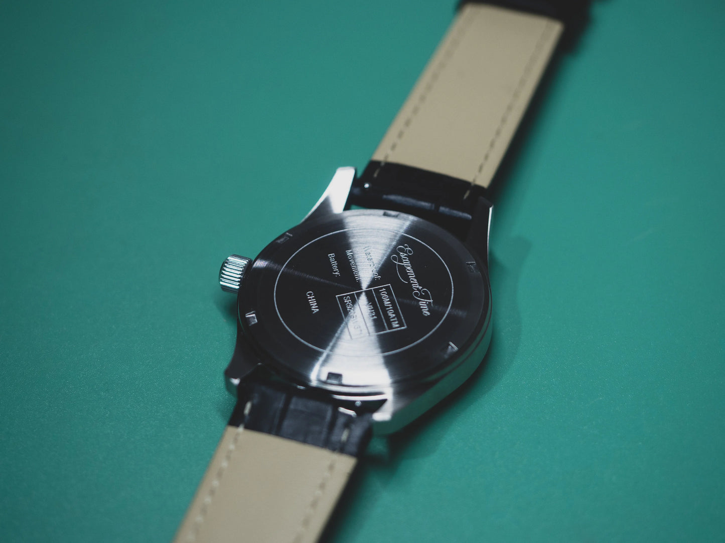 【Escapement Time】VH31 Quartz Movement Watch 38mm Sapphire Waterproof 100M Super luminous