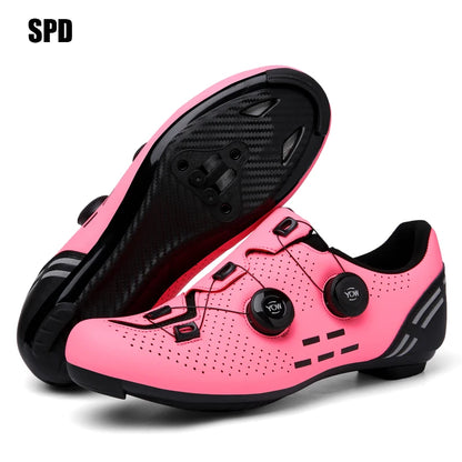Zapatillas de ciclismo profesionales para hombre MTB y SPD, zapatillas de carreras de montaña, zapatillas de ciclismo de carretera SPD y de montaña para mujer