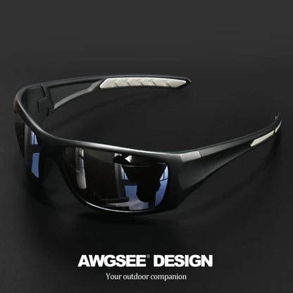 New Polarized Sports Sunglasses for Men Women Youth Baseball Cycling Running Driving Fishing Golf Motorcycle TAC Glasses