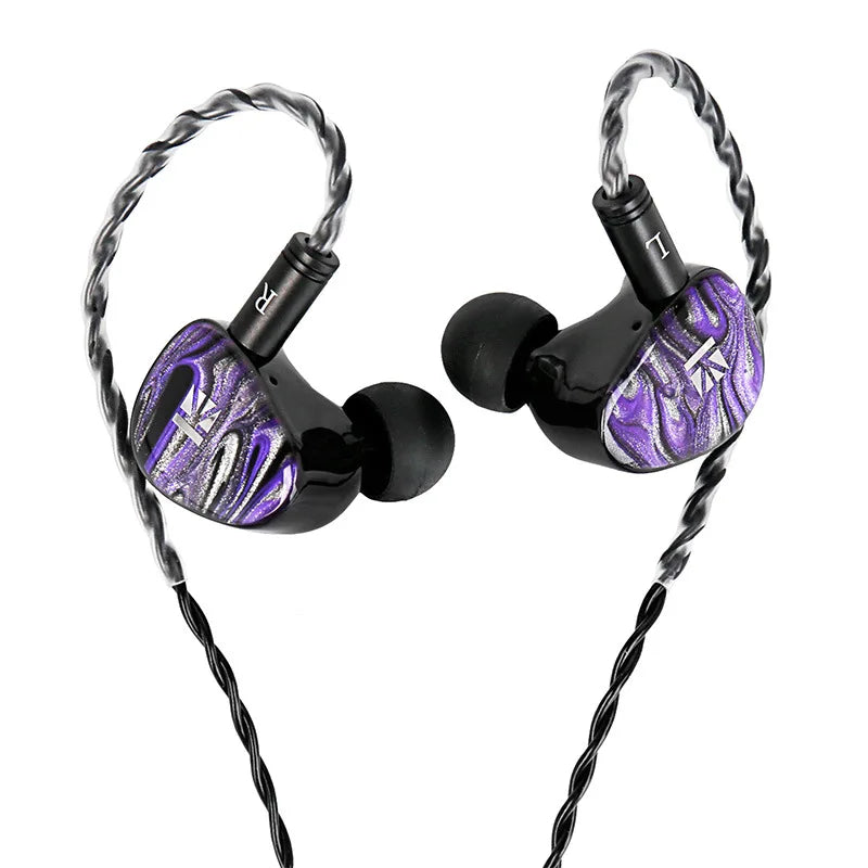 Écouteurs KBEAR KB03 Alkaid HIFI, écouteurs intra-auriculaires trn améliorés avec armature équilibrée Knowles, 1DD + 1BA + 1 à conduction osseuse