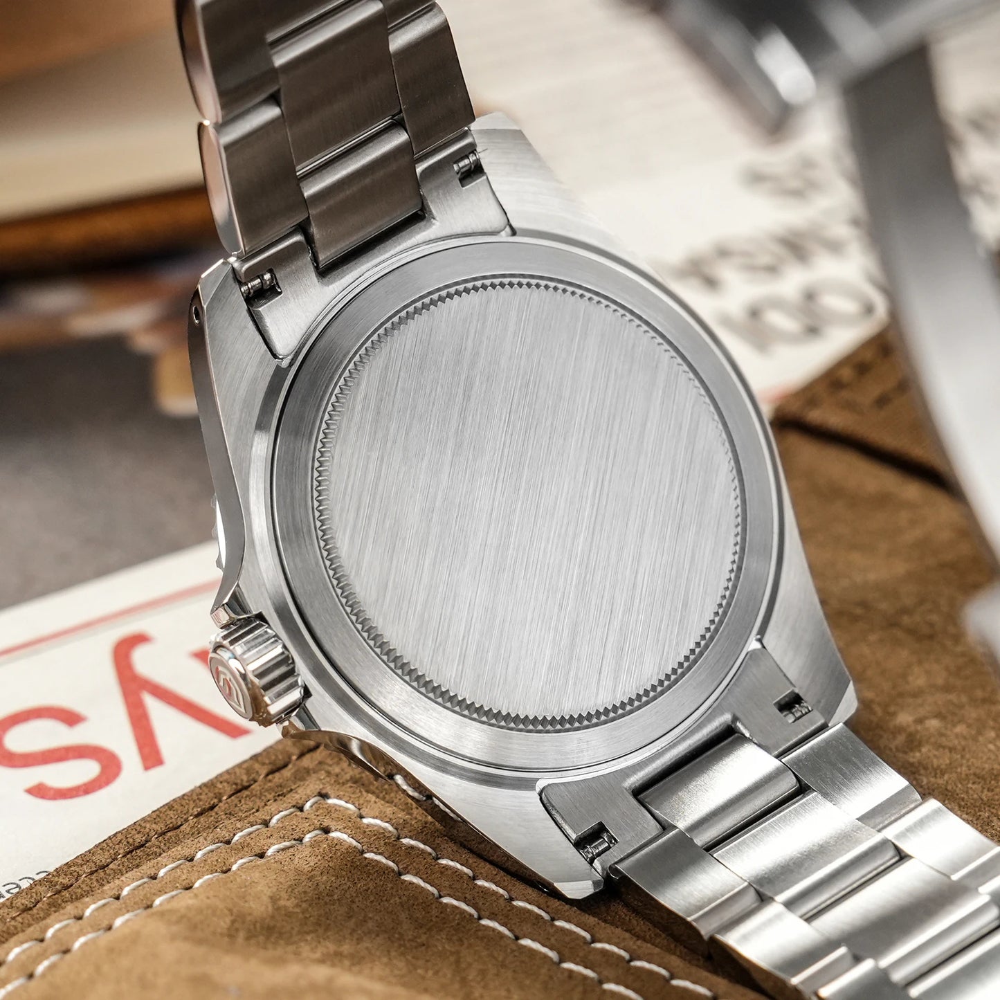 Watchdives WD5513Q Watch VH31 Sweep Second Movement Stainless Steel Sapphire Crystal Business Wristwatch Vintage Watches