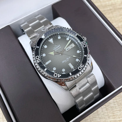 Orient Automatic Diver Watch Men 200M Waterproof Multi-Color Dial Stainless Steel Wristwatch