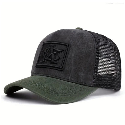 2025 New Simple Fashion Breathable Mesh Hat CA Embroidered Hip Hop Hat Outdoor Daily Leisure Decoration Hat Unisex Baseball Hat