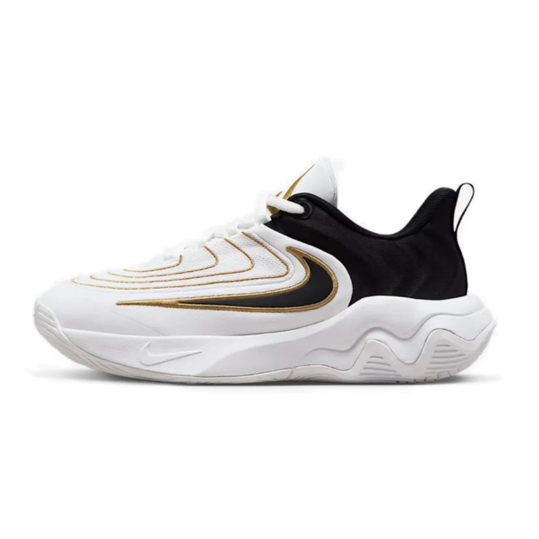 Nike Genuine Nike Nike Fashionable Cushioning Lace-Up Comfortable Basketball Sneakers Fz6734-100